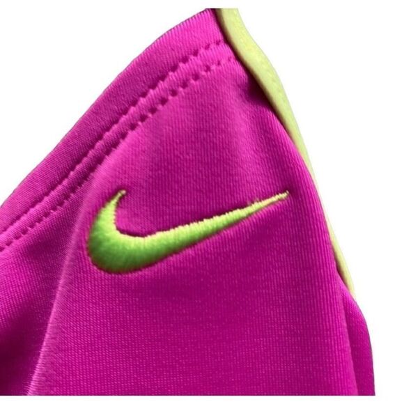Nike pink and yellow Razorback one piece, bathing suit size medium - Picture 5 of 6
